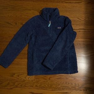 Dark Blue Fleece Patagonia 1/4 Zip Up